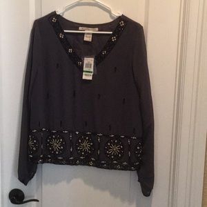 Beautiful top with beading!!!!!